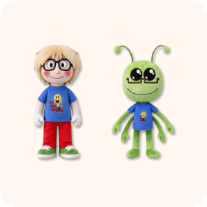 Facty And Martian Plush 2PCS